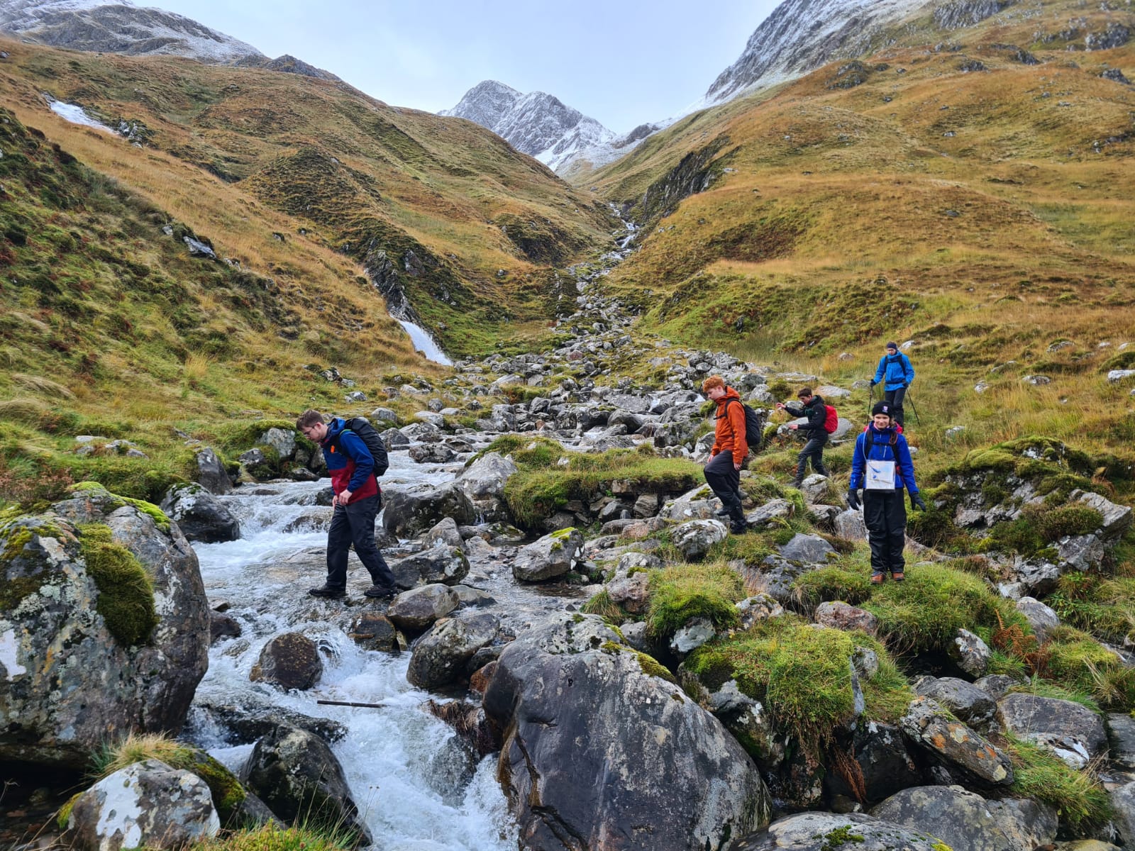 A sketchy river crossing